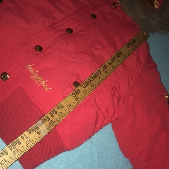 BABY PHAT GIRLZ vintage duck down puffy jacket faux fur hood that zips off SZ M - Picture 4 of 9